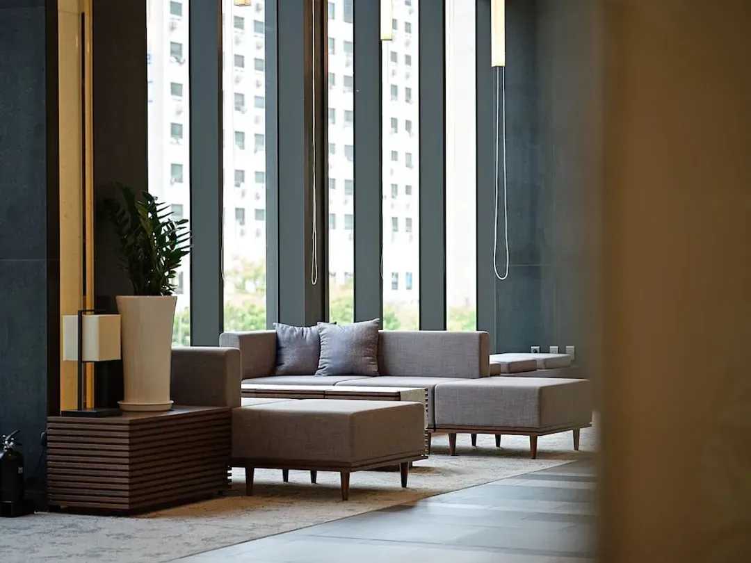 Lobby sitting area