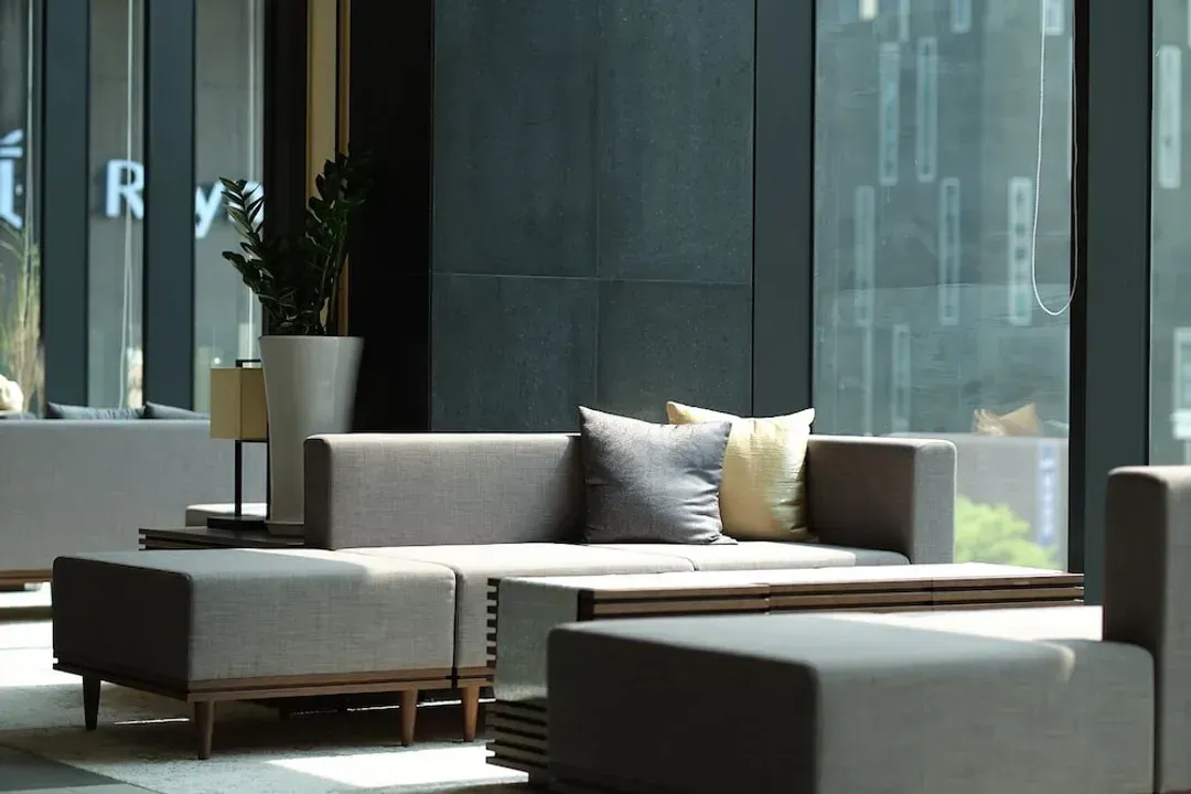 Lobby sitting area