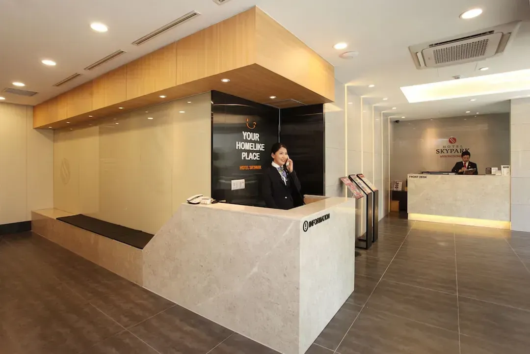 Interior entrance