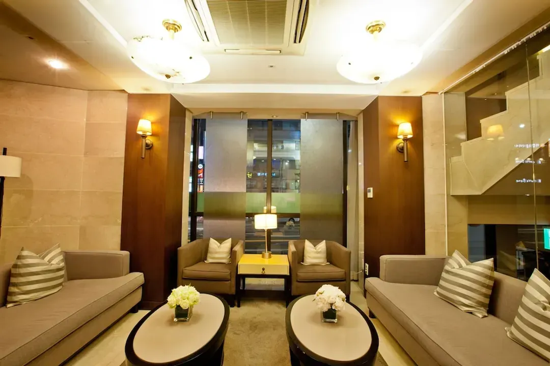 Lobby sitting area