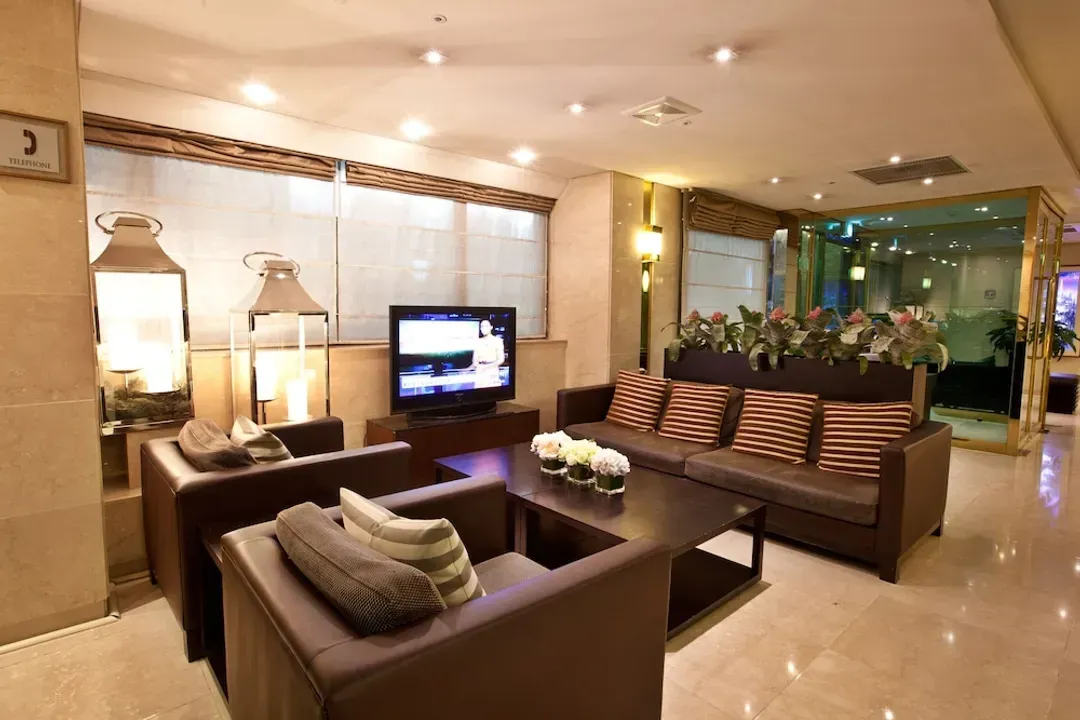 Lobby sitting area