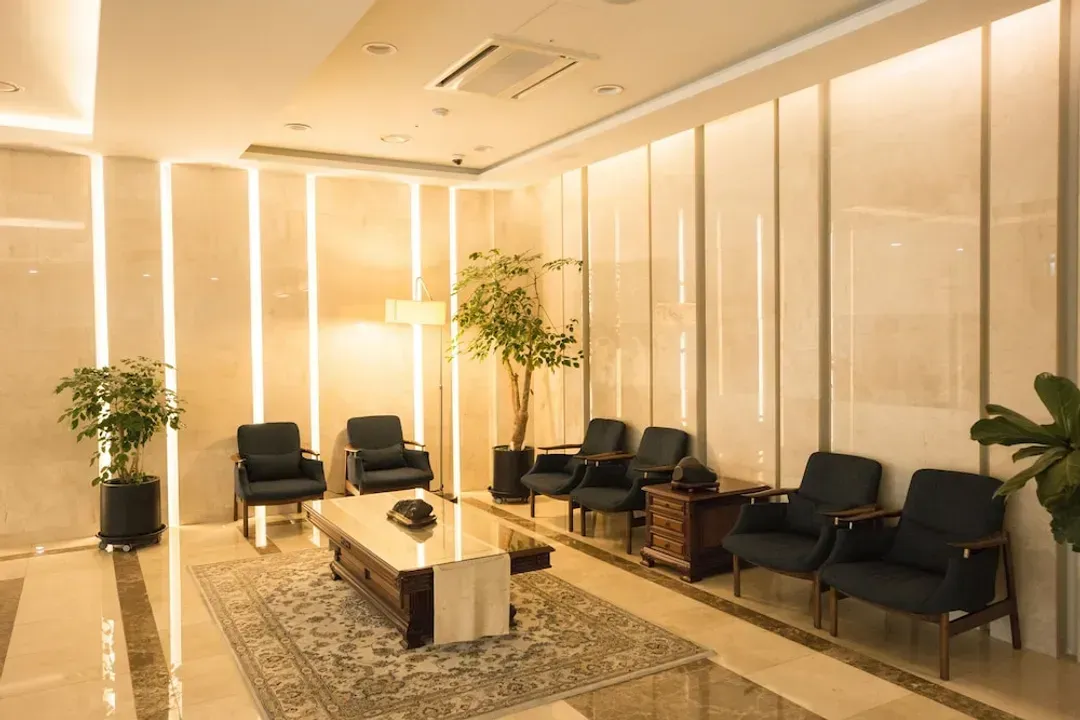 Lobby sitting area