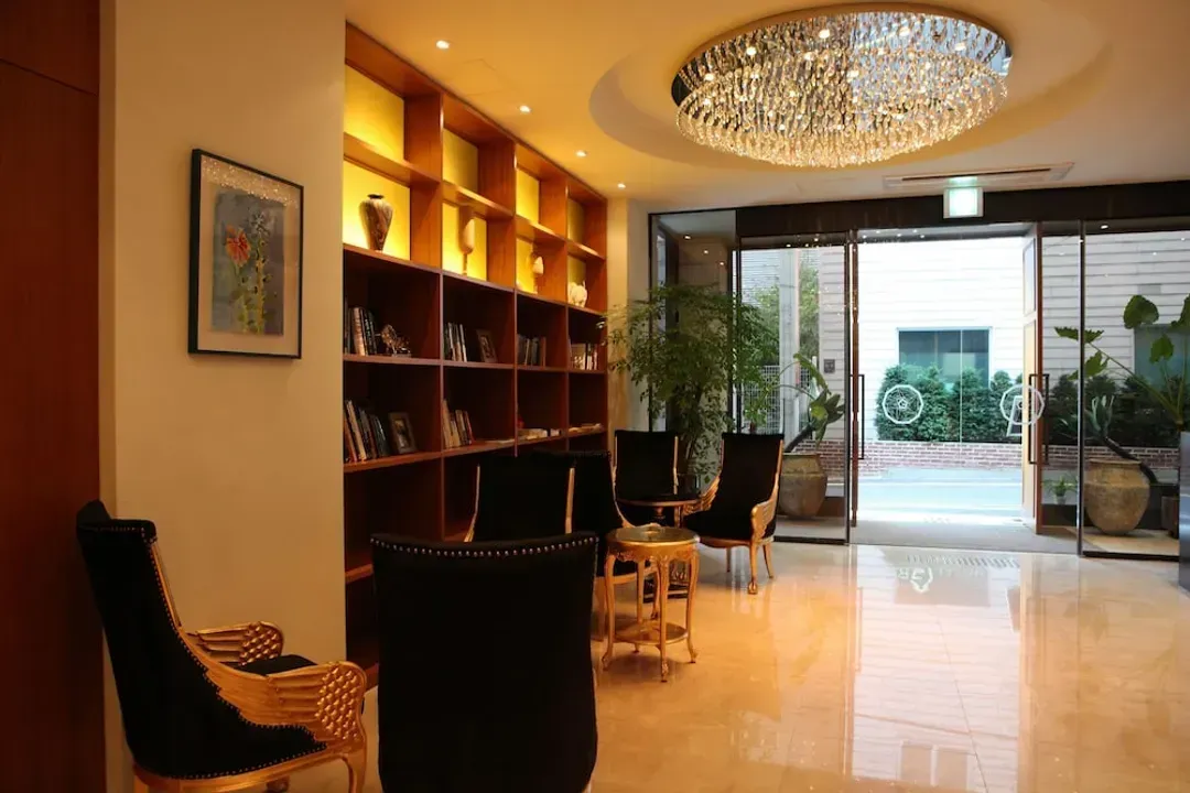 Interior entrance