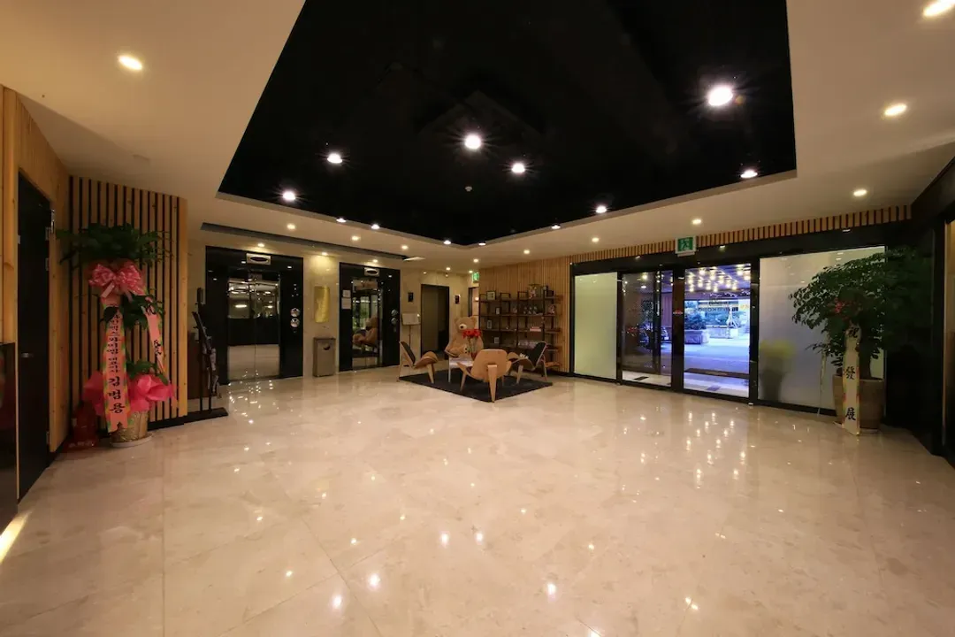 Interior entrance