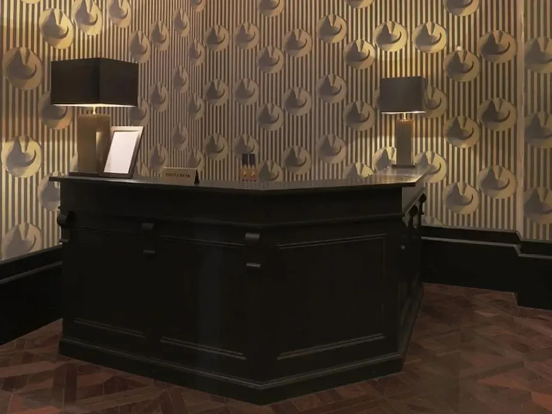 Interior entrance
