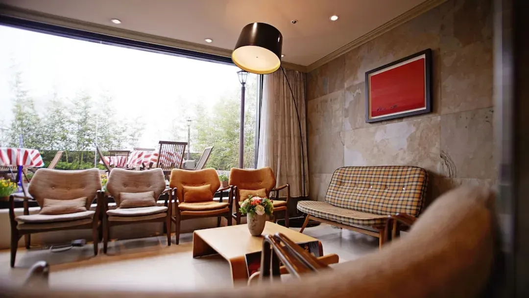 Lobby sitting area