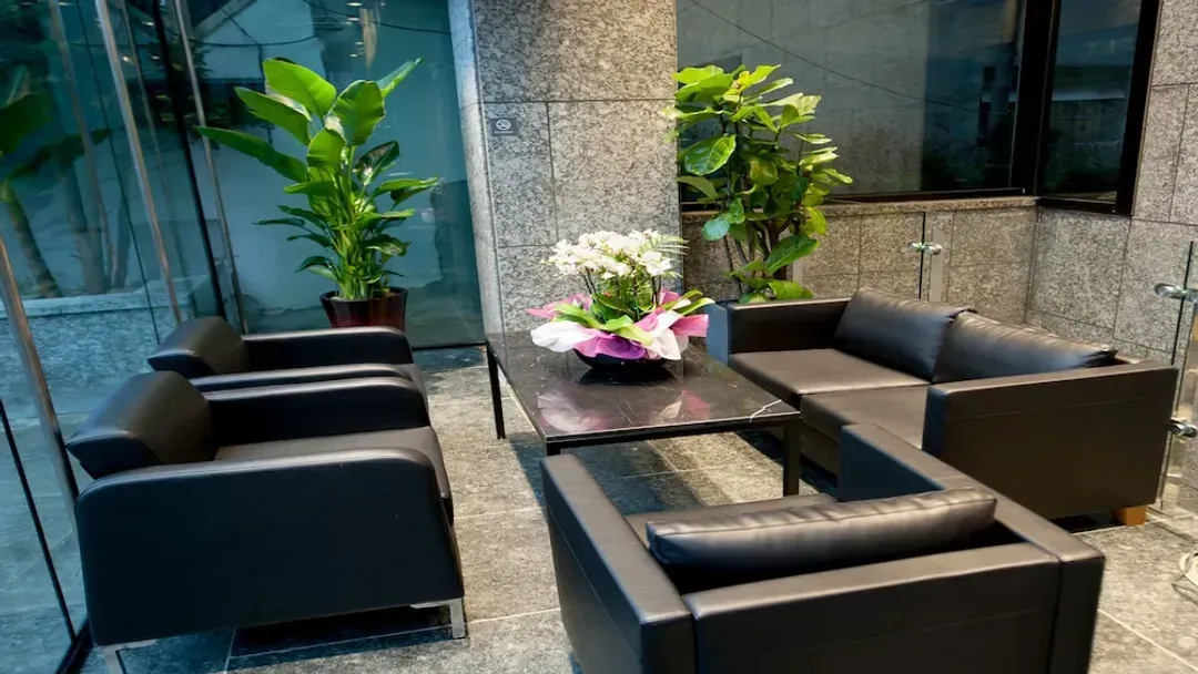 Lobby sitting area