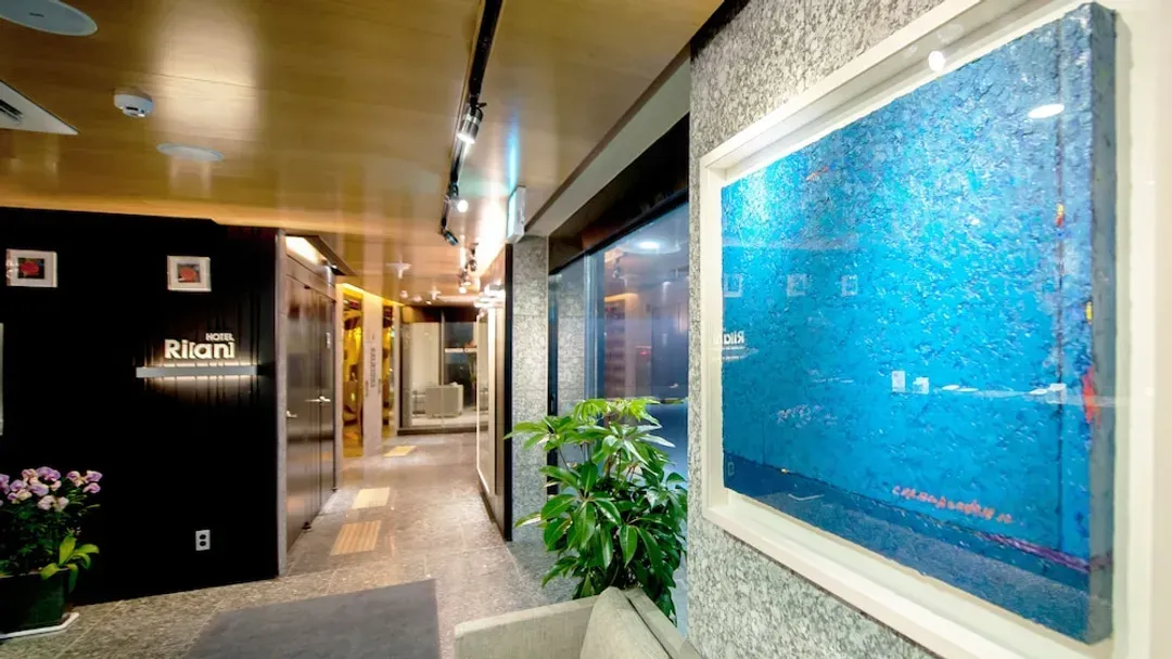 Interior entrance