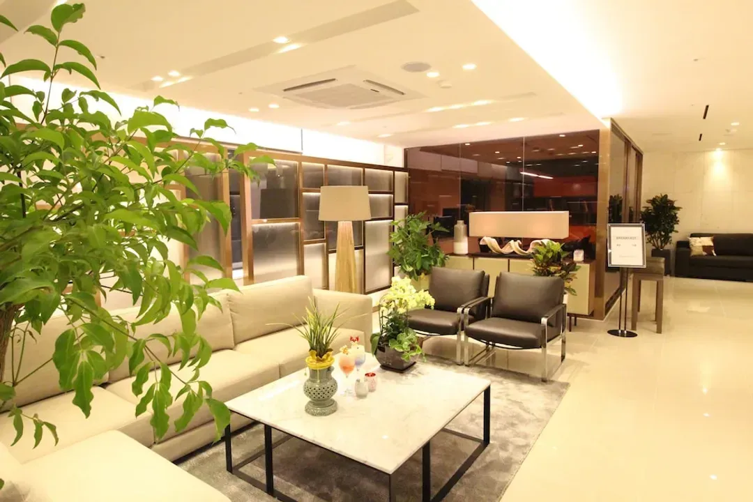 Lobby sitting area