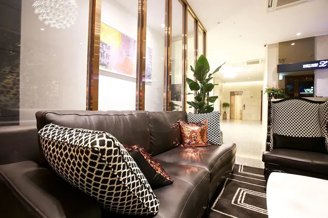 Lobby sitting area