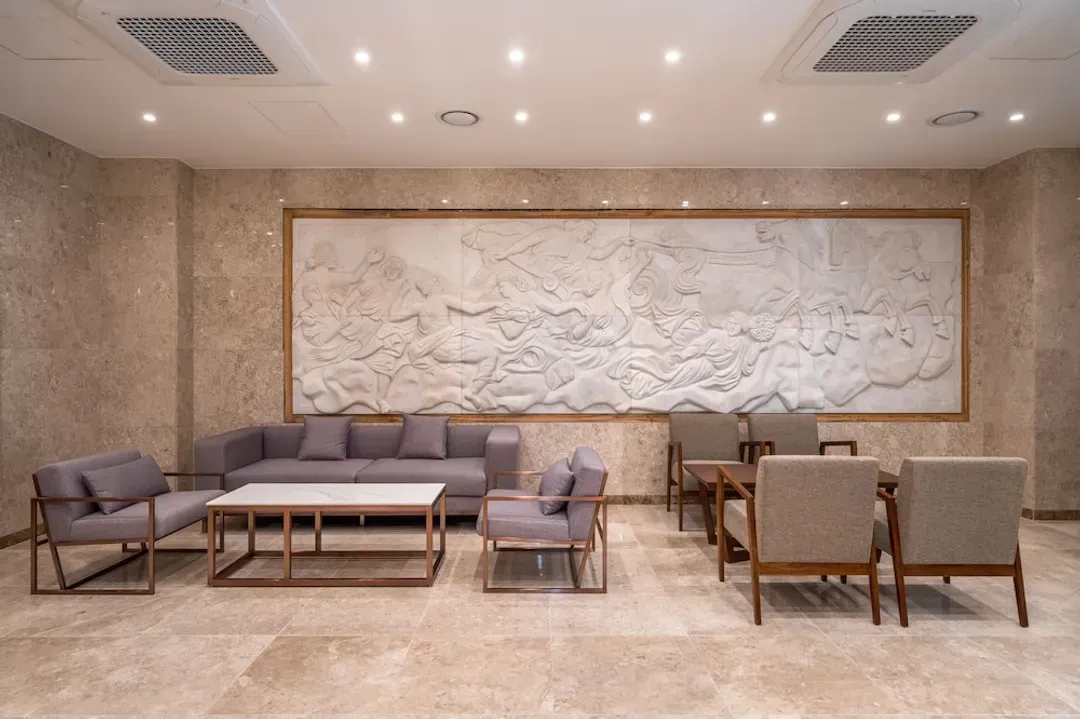 Lobby sitting area