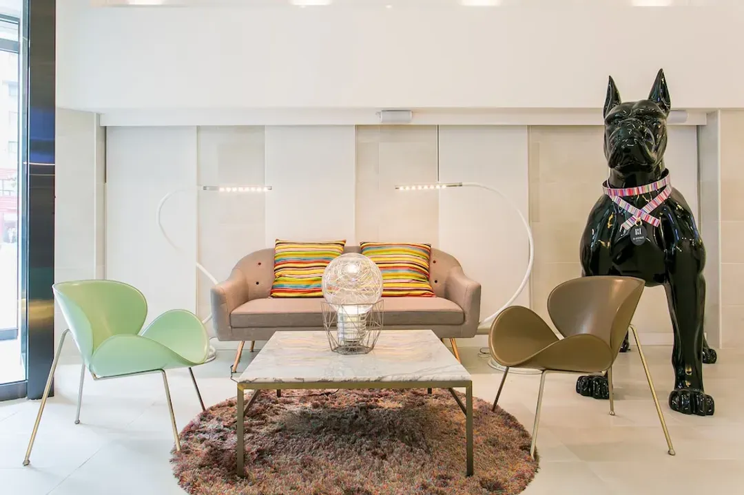 Lobby sitting area
