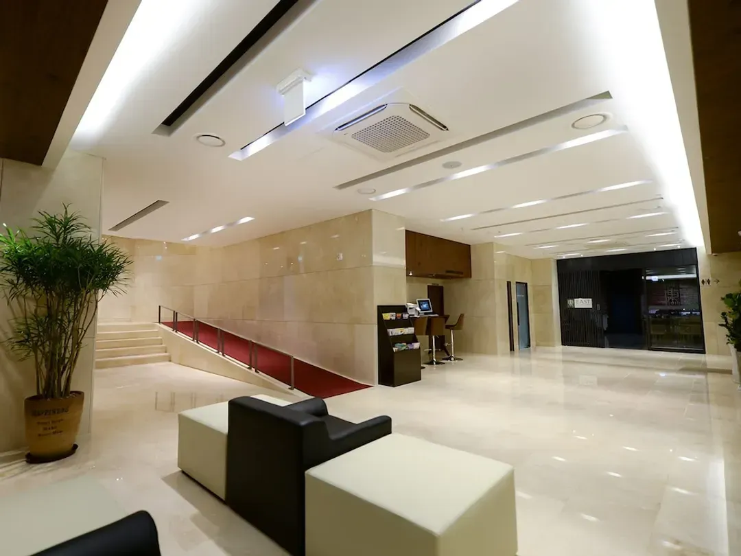 Interior entrance