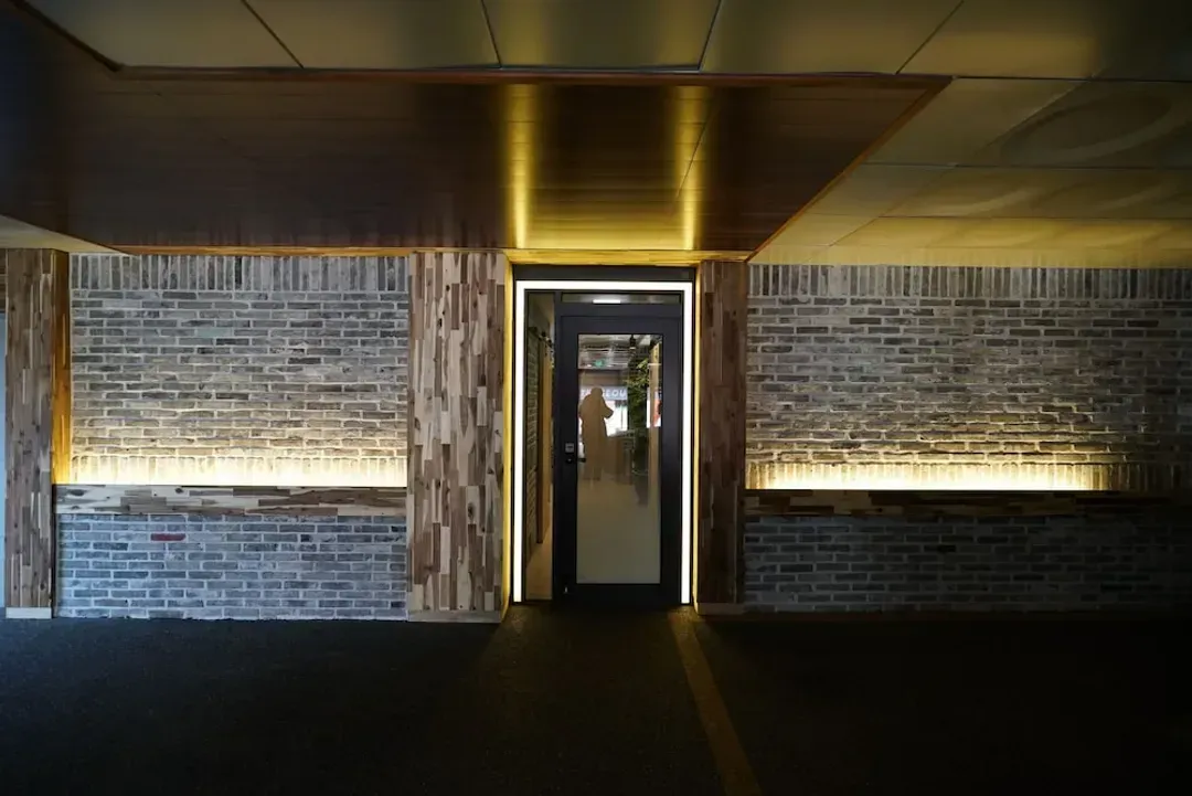 Interior entrance