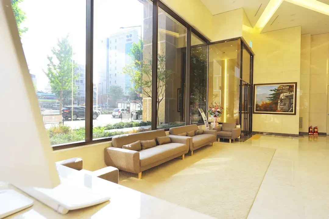 Lobby sitting area
