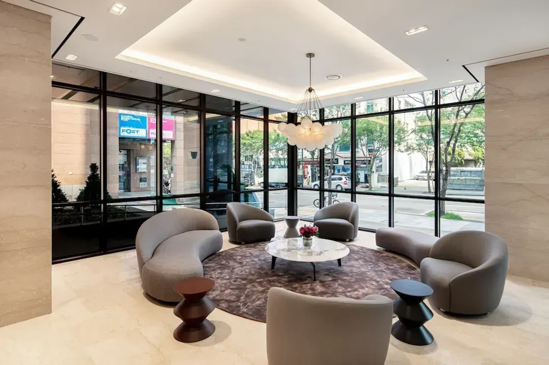 Lobby sitting area