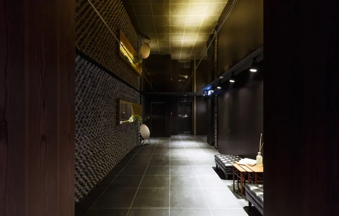 Interior entrance