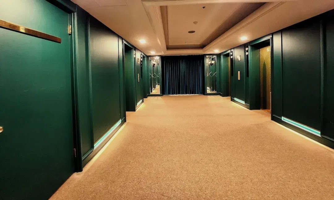 Interior entrance