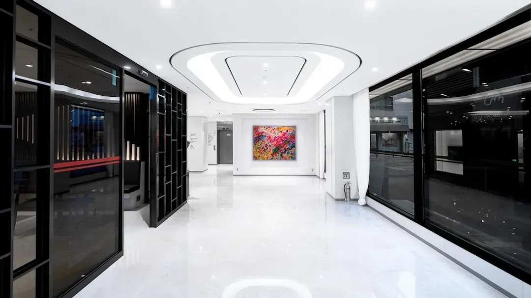 Interior entrance