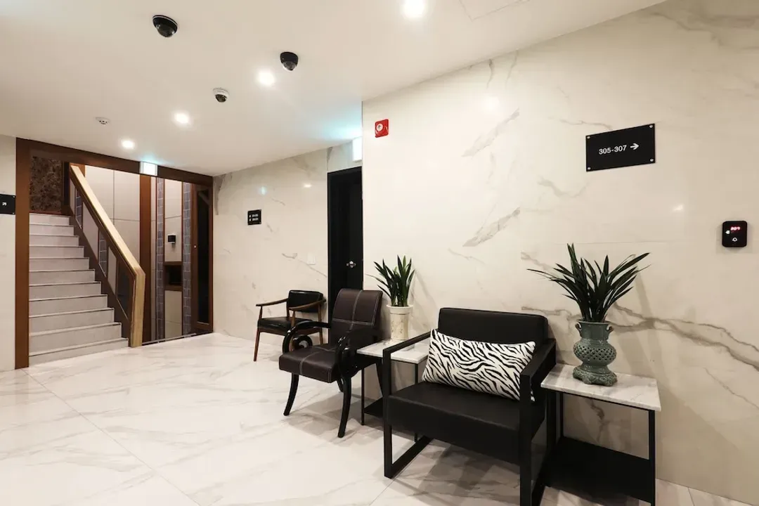Lobby sitting area
