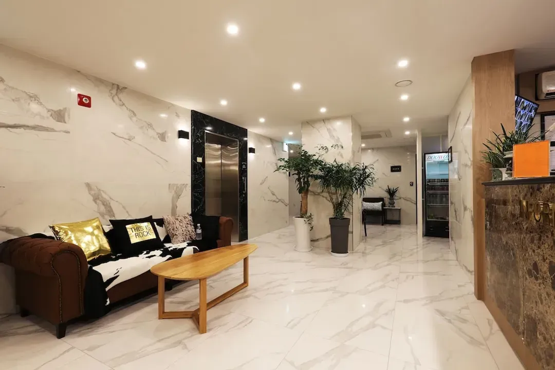 Lobby sitting area