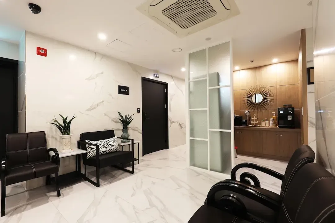 Lobby sitting area