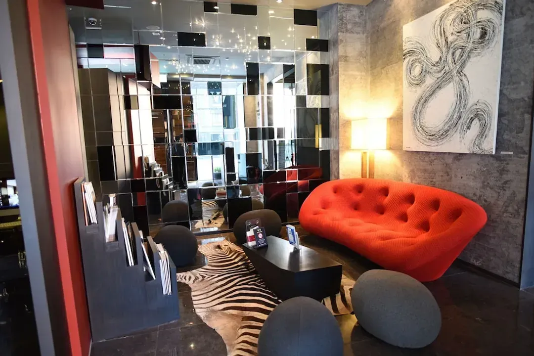 Lobby sitting area