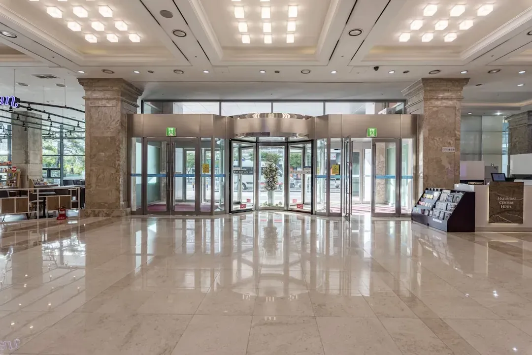 Interior entrance