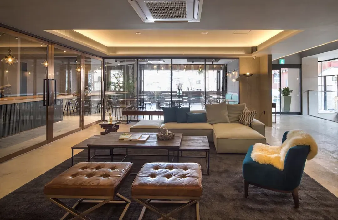 Lobby sitting area