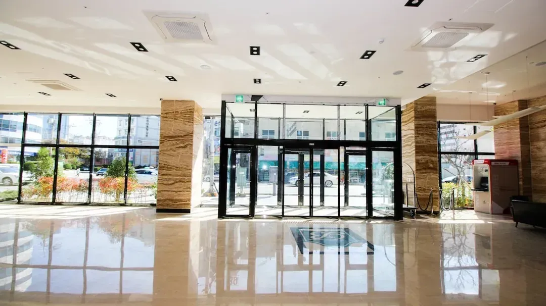 Interior entrance