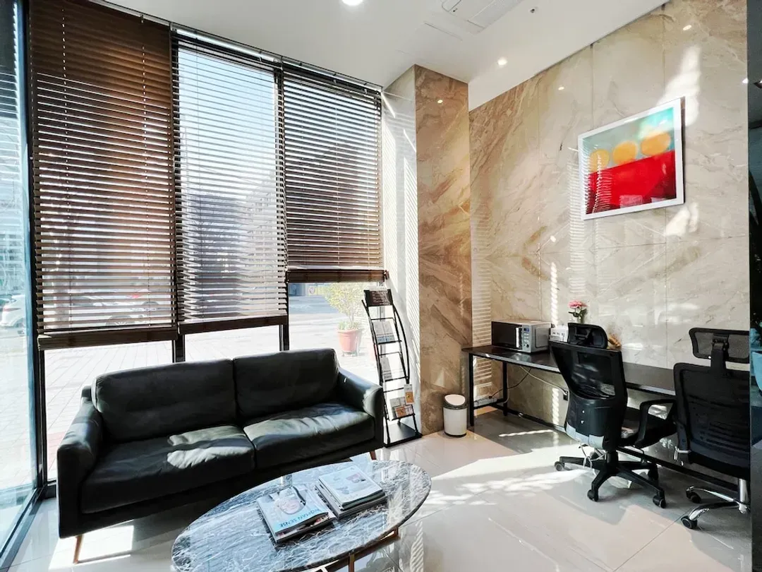 Lobby sitting area