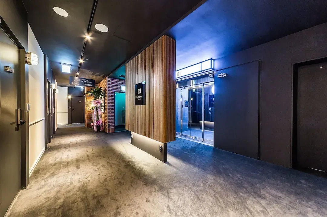 Interior entrance