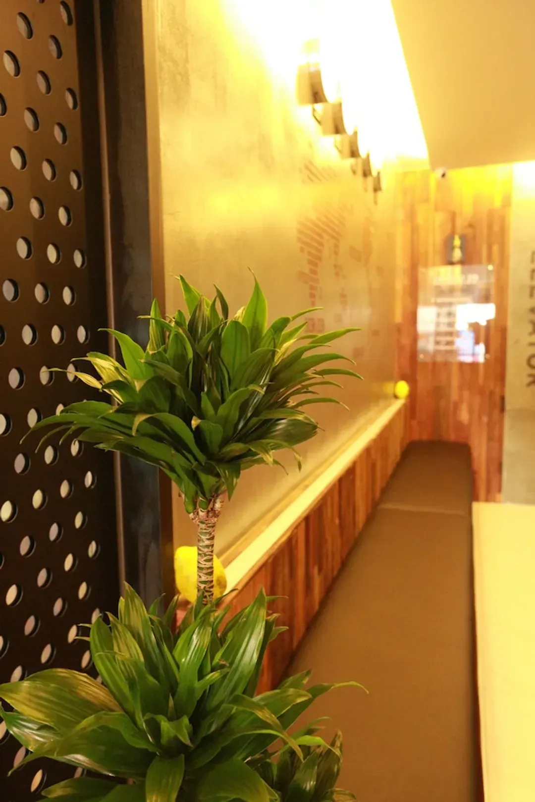 Interior entrance