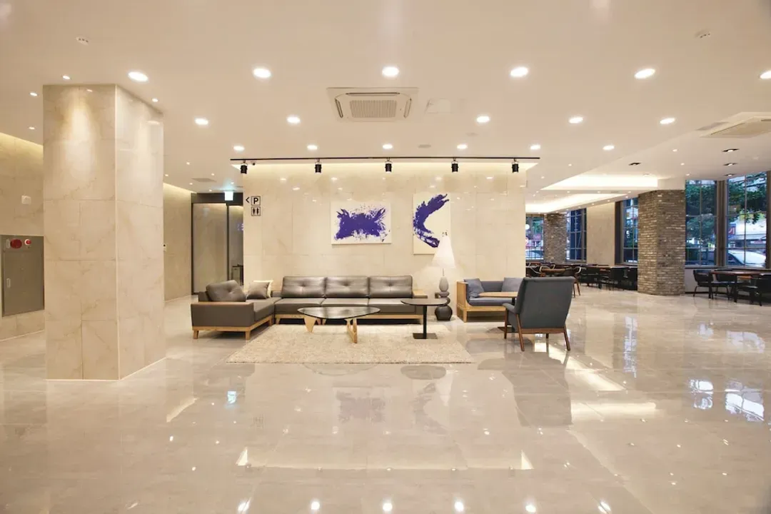 Lobby sitting area