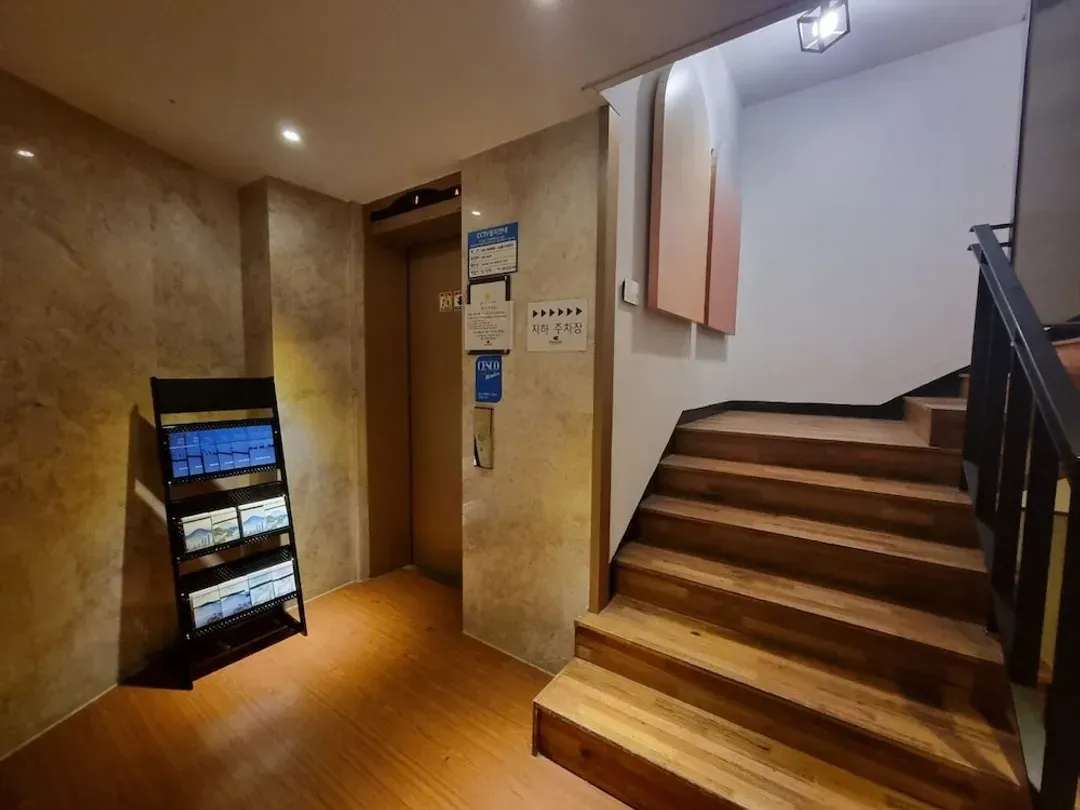 Interior entrance