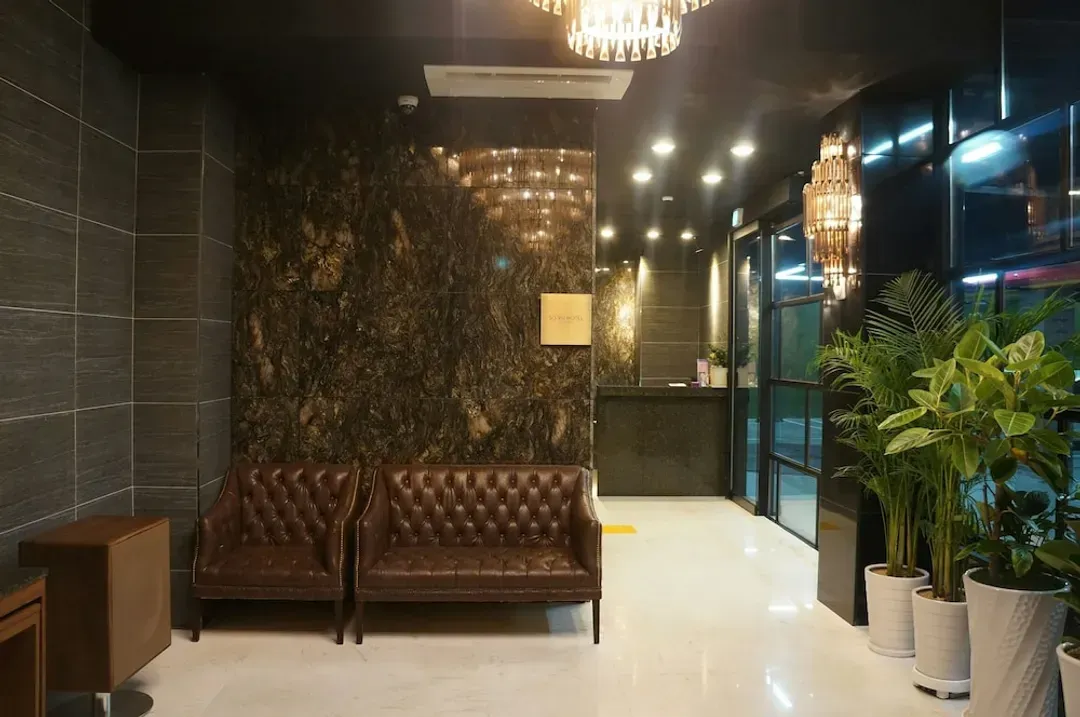 Interior entrance