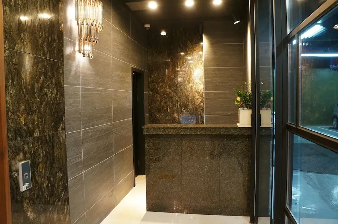 Interior entrance
