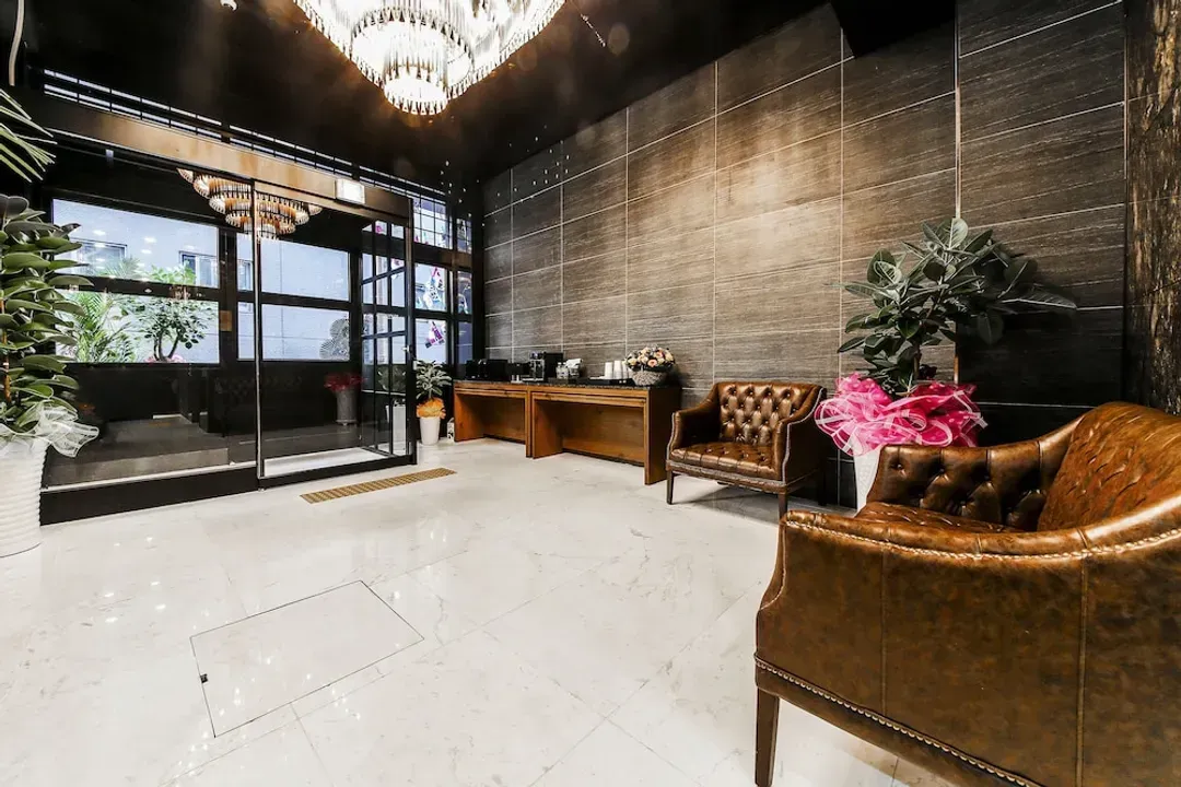 Lobby sitting area
