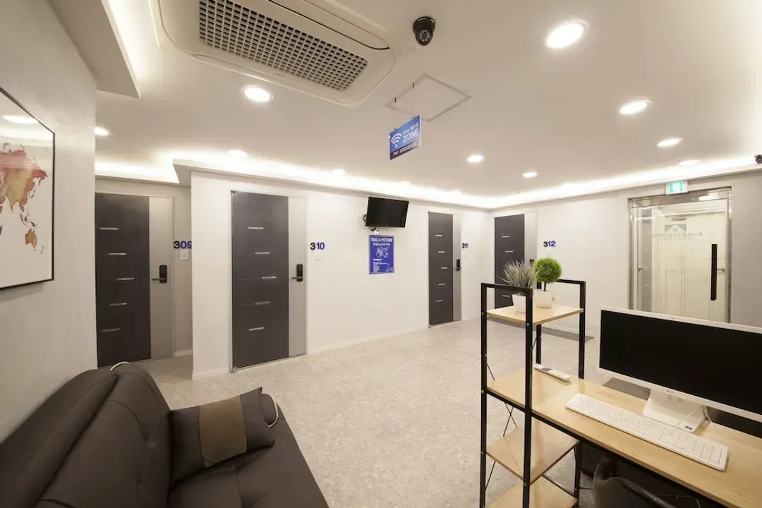 Lobby sitting area