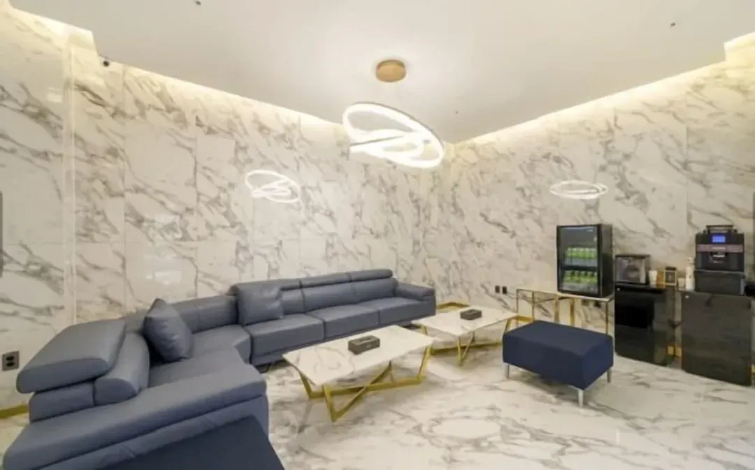 Lobby sitting area