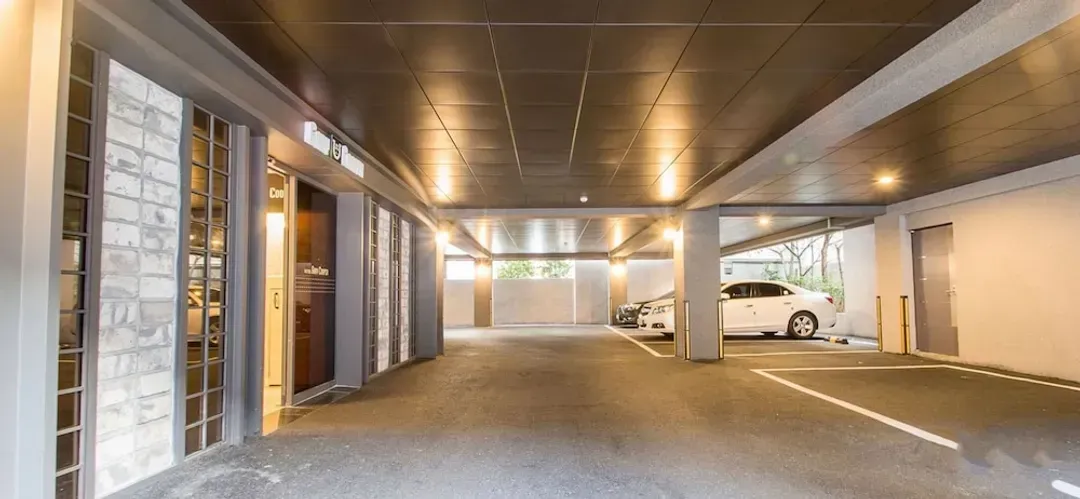 Interior entrance