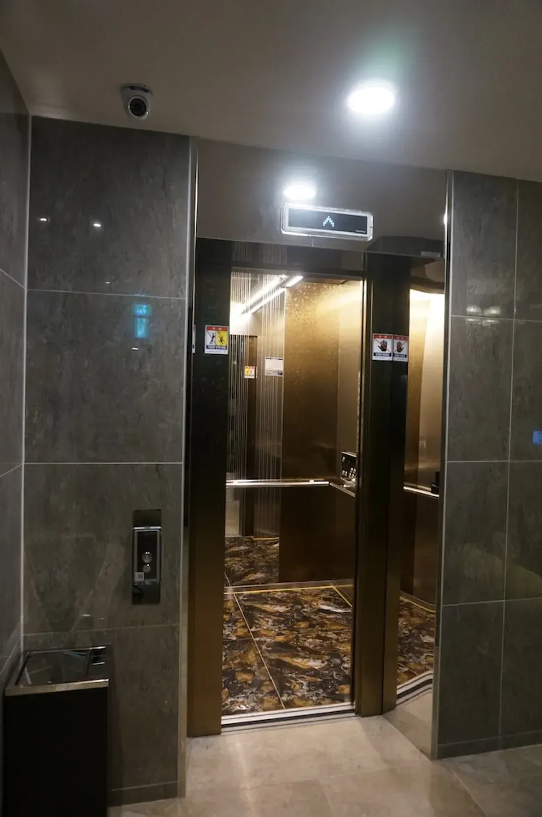 Interior entrance