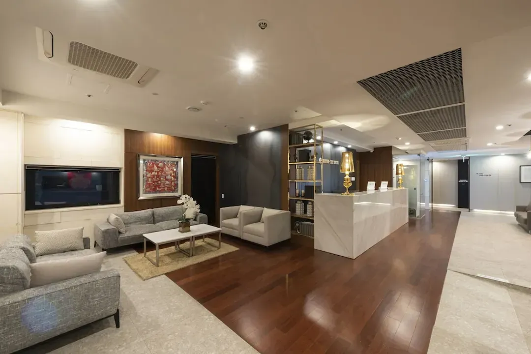 Lobby sitting area