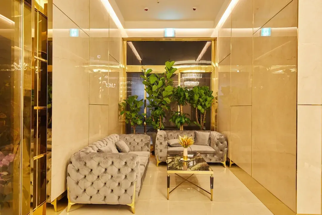 Lobby sitting area