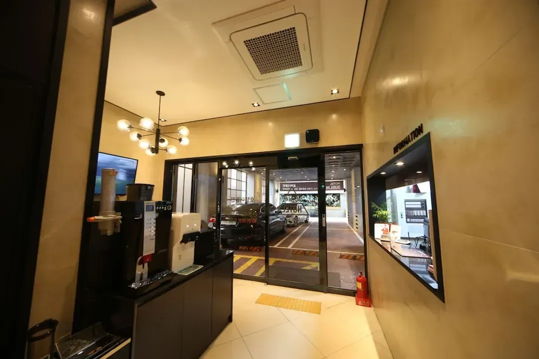 Interior entrance
