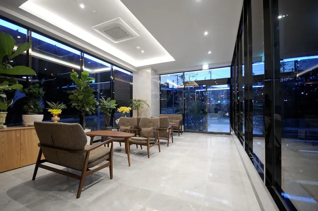 Lobby sitting area