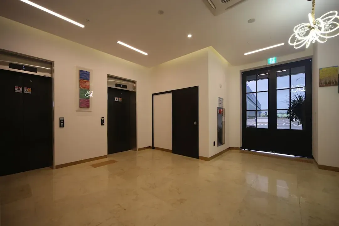 Interior entrance