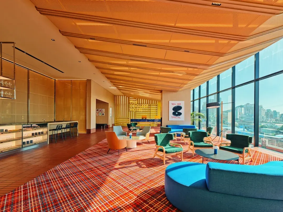 Lobby sitting area