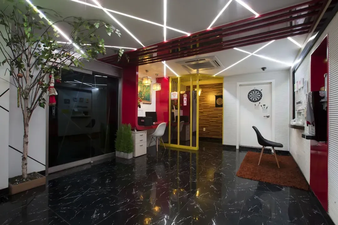 Interior entrance