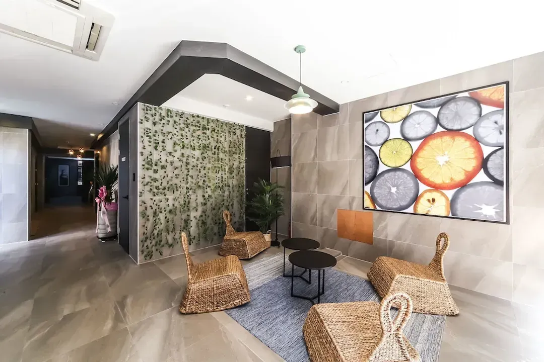 Lobby sitting area